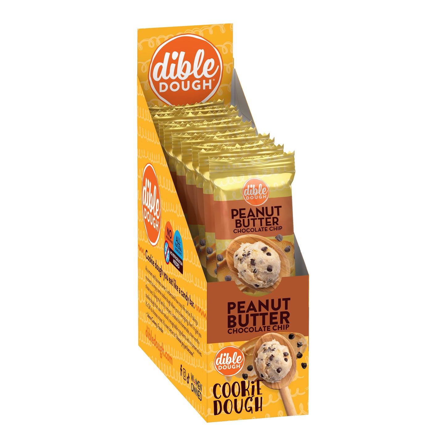 Peanut Butter with Chocolate Chips Cookie Dough Bar