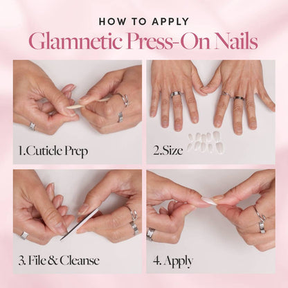 Soft Teal Press-On Nails | Short Squoval Solid Nail
