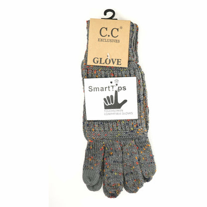 Flecked CC Women's Gloves