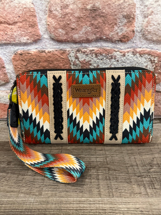 Wrangler Aztec Print Wallet