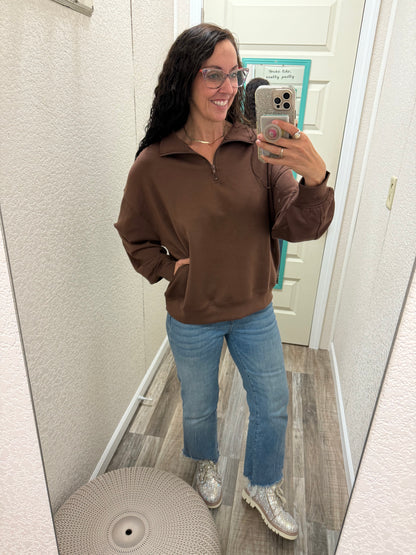 Sadie Scuba 1/2 Zip Pullover