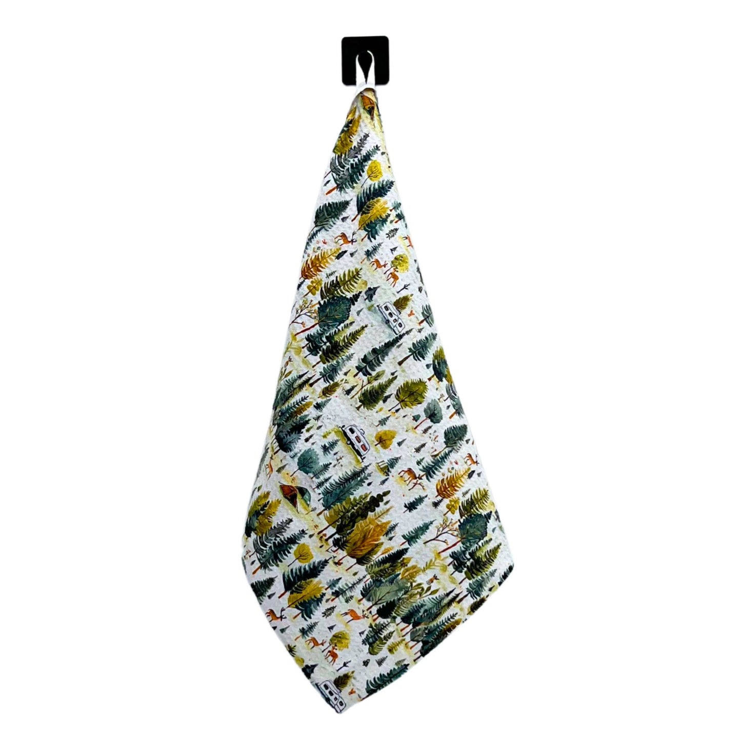 Summer Camping Trip Kitchen Tea Towel -