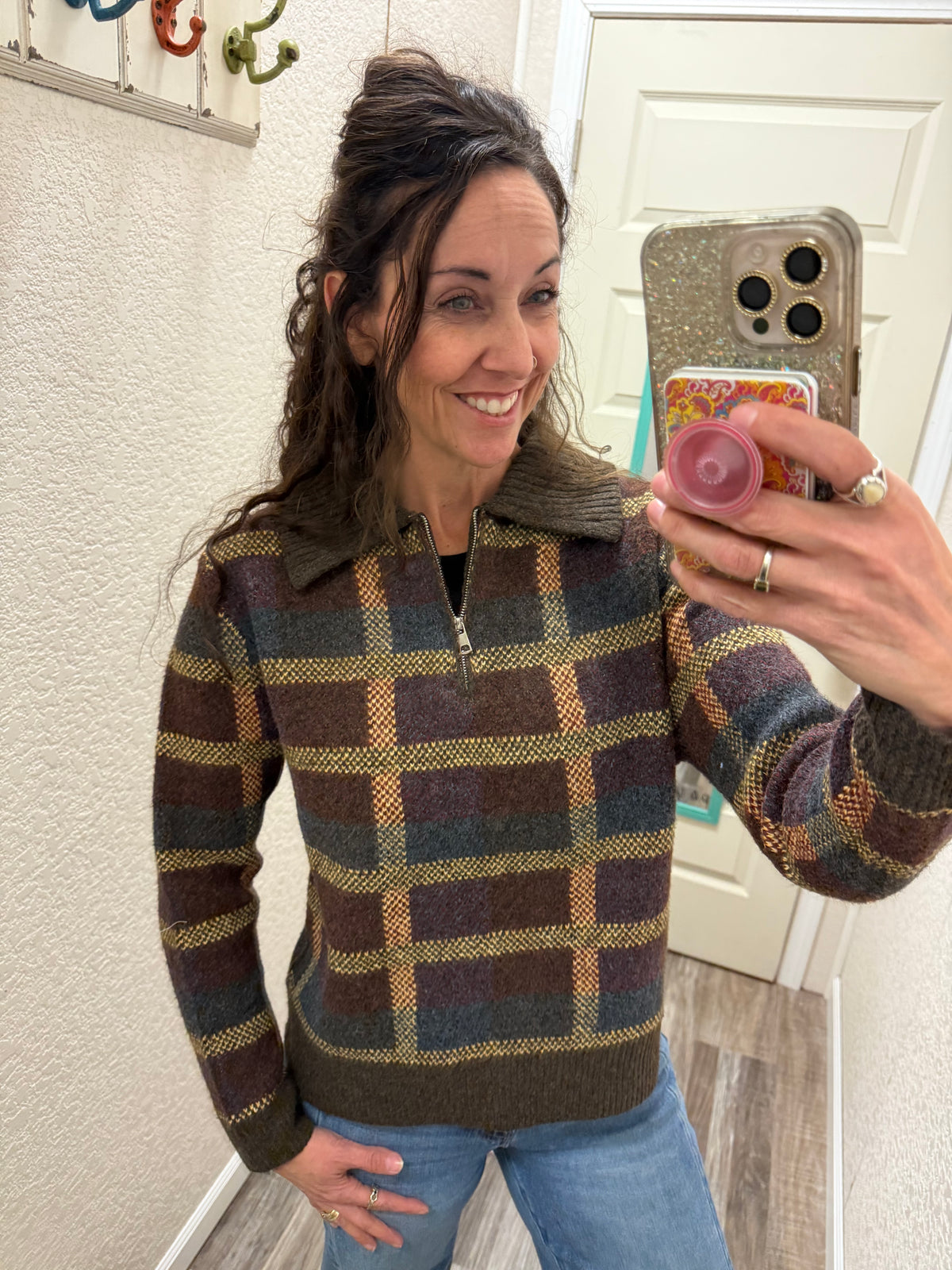 Checkmate HALF ZIP SWEATER
