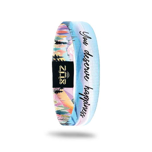 You Deserve Happiness Interactive Affirmation Bracelet