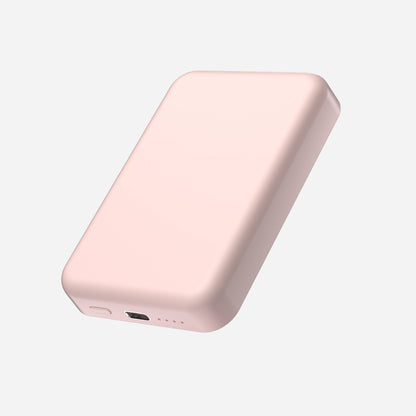 Lavender MagSafe 7200mAh Wireless Power Bank – Fast & Portable