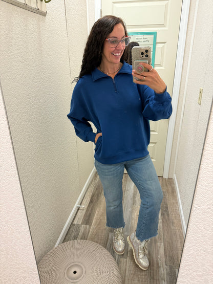 Sadie Scuba 1/2 Zip Pullover