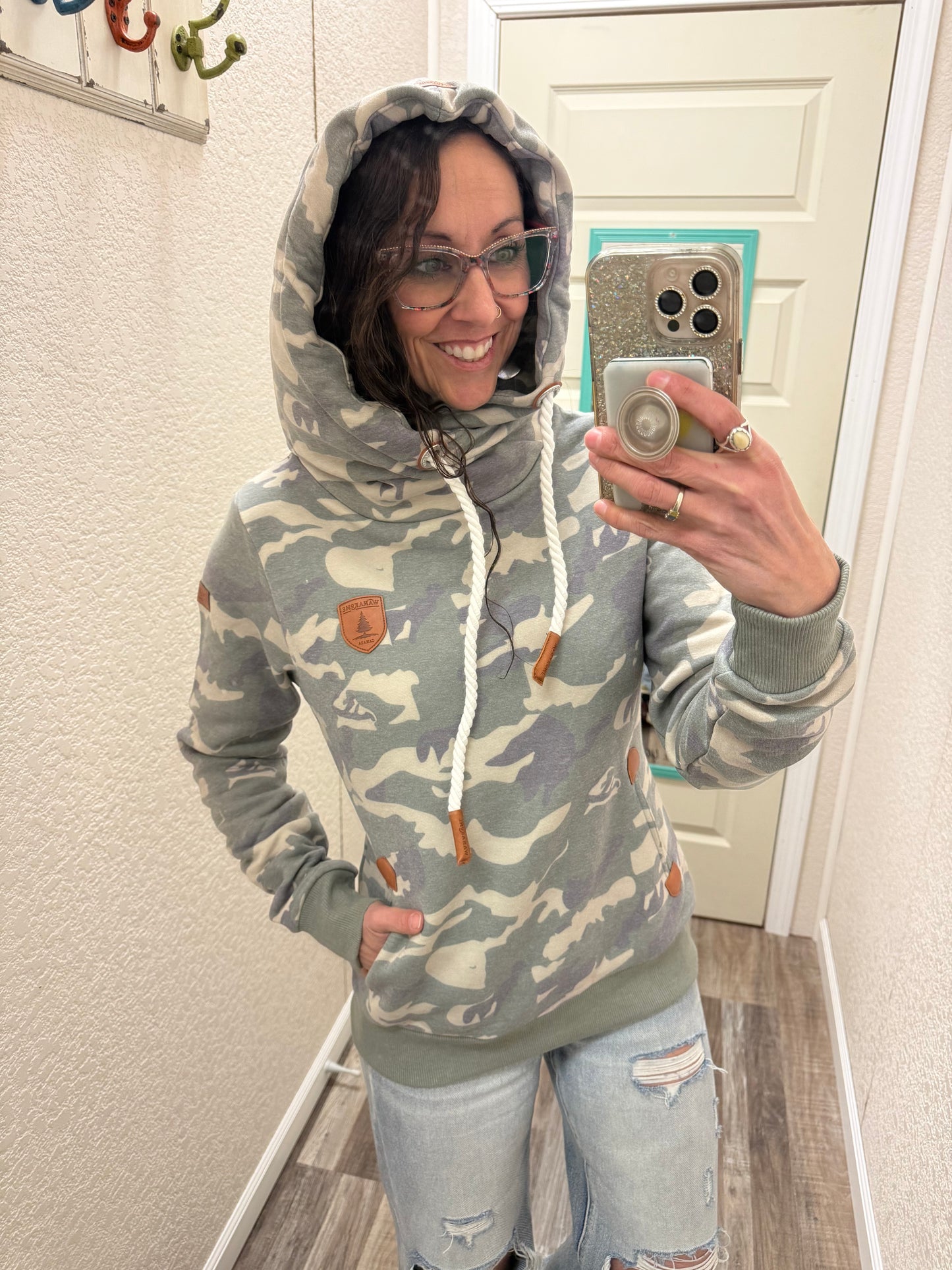 Wanakome Camo Hoodie