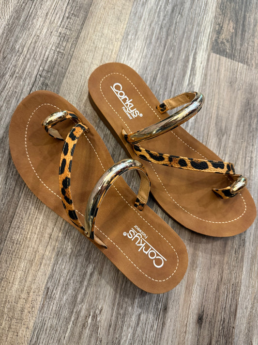 Hit The Strip Leopard - Corky’s Sandals