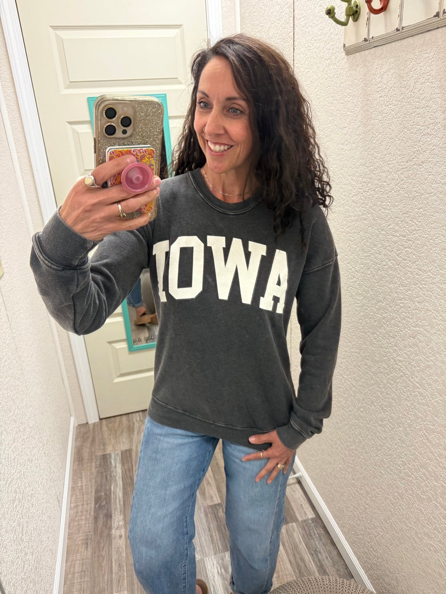 IOWA MINERAL SWEATSHIRTS: Mineral Black