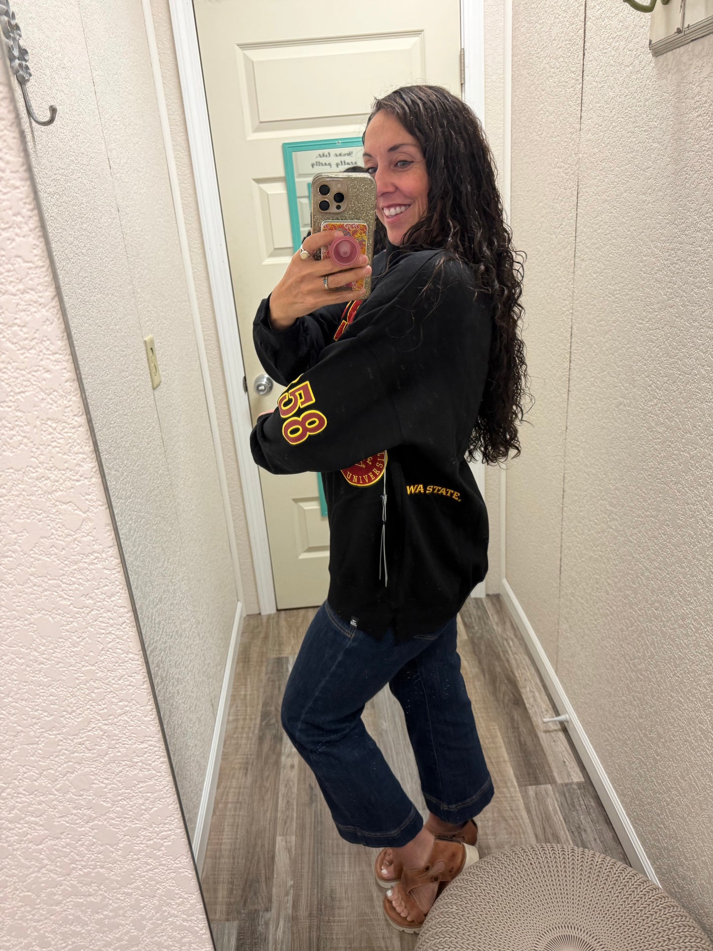 Iowa State All Over Scatter Oversized Funnel Neck