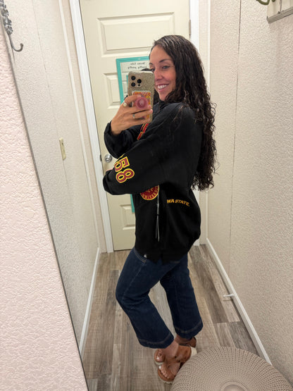 Iowa State All Over Scatter Oversized Funnel Neck