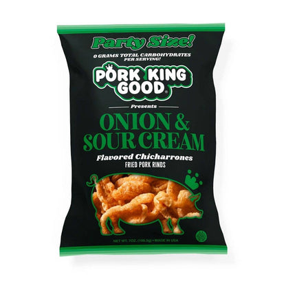 Onion & Sour Cream Pork Rinds 7oz Bag