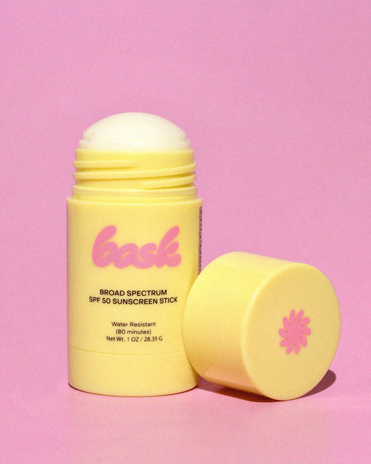 Bask SPF 50 Fragrance Free Sunscreen Stick - Face & Lip Balm