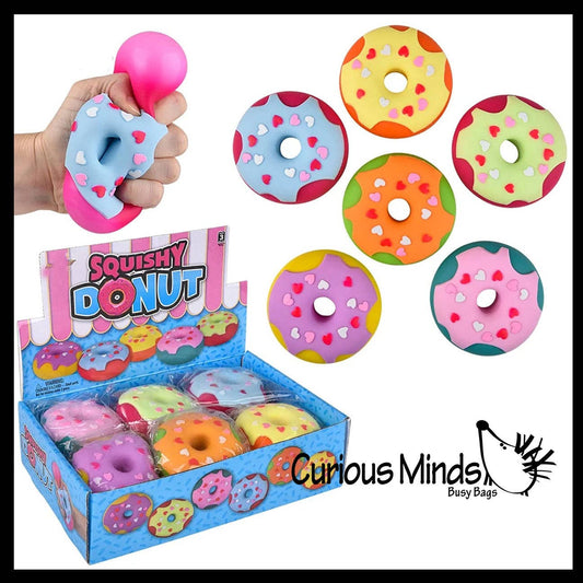 Donut Doughnut Soft Doh Filled Stretch Ball
