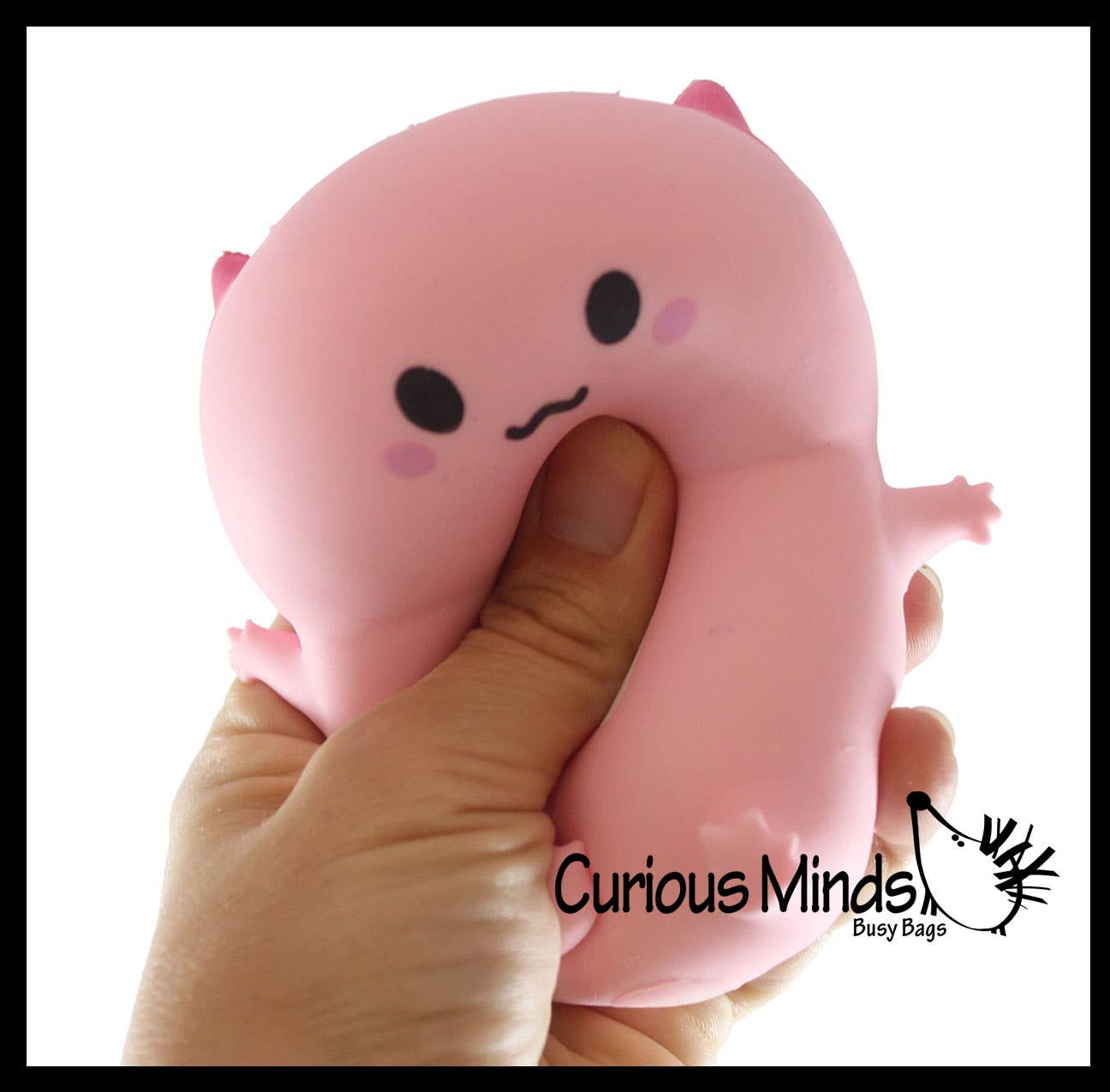 Axolotl Soft Creamy Doh Filled Squeeze Stress Balls