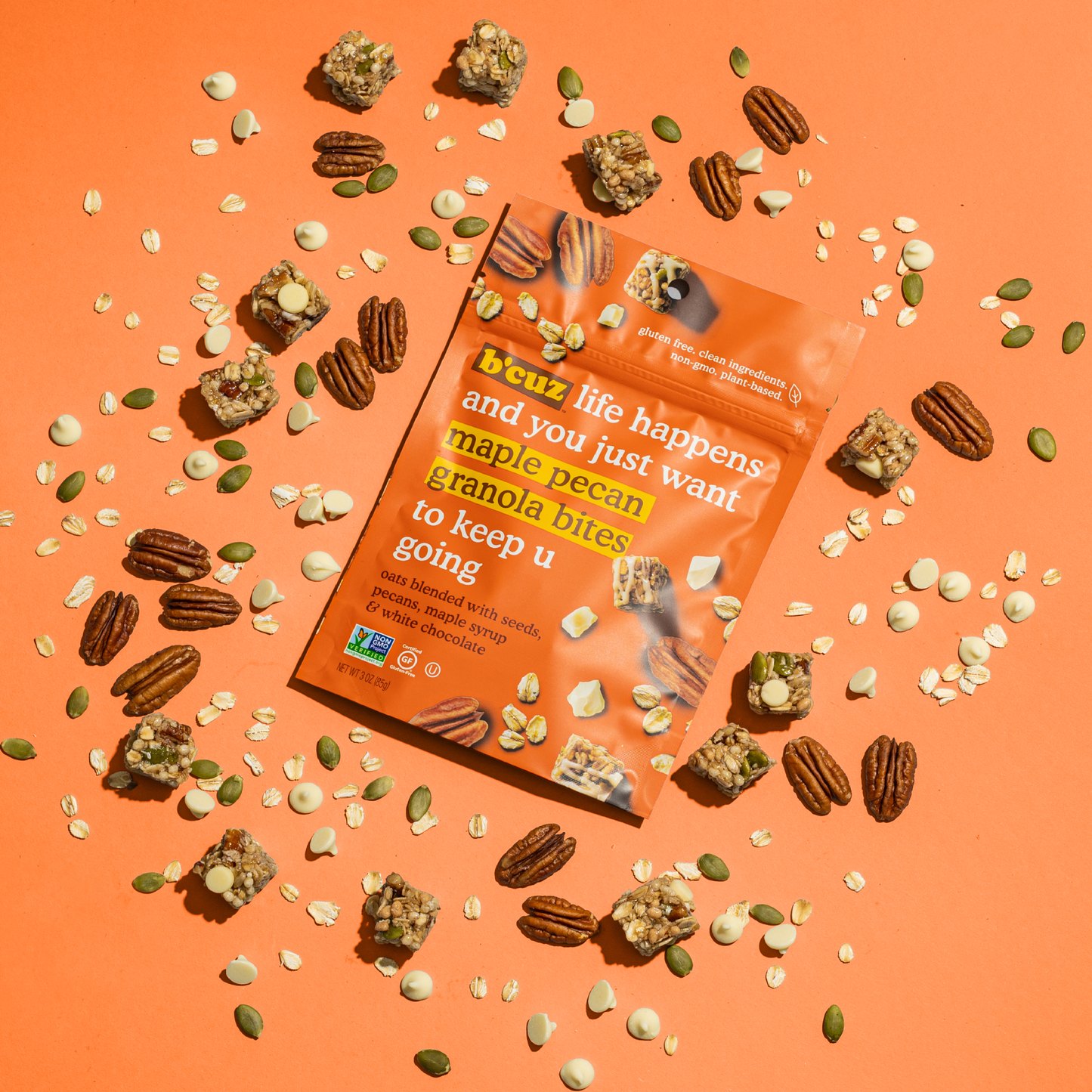 Maple Pecan Granola Bites 3oz.