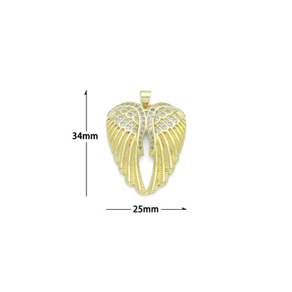 Gold Angel Wings Charm