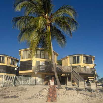 Kokomo SUNSET WIDE LEG PANTS WITH LACE INSERTS