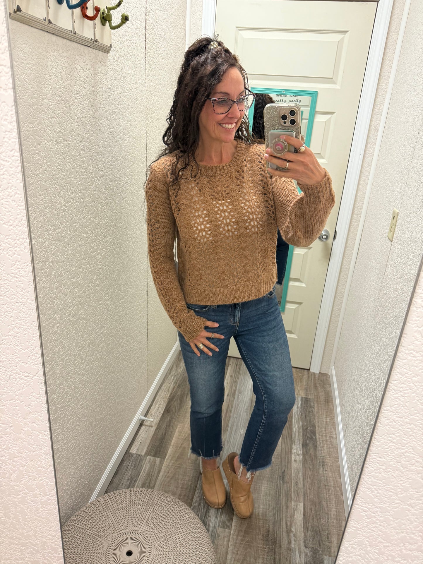 OhEmGee- Open Knit Sweater