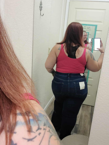 Effective Tummy Control High Rise Bootcut Lovervet Jeans