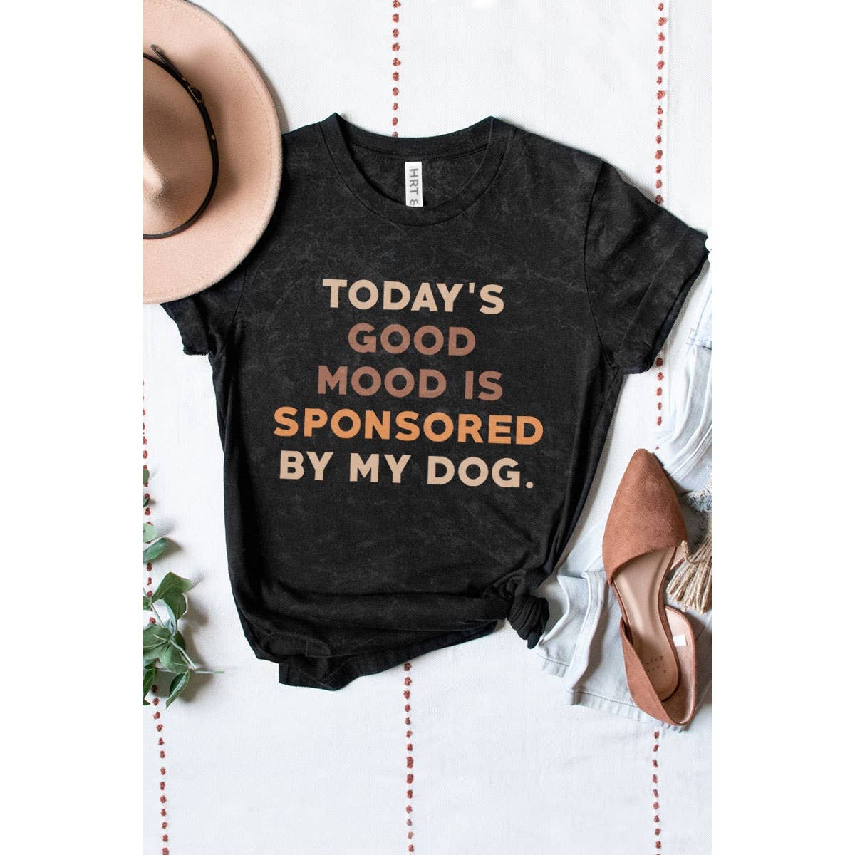 TODAY IS GOOD MINERAL GRAPHIC TEE: Mineral Black