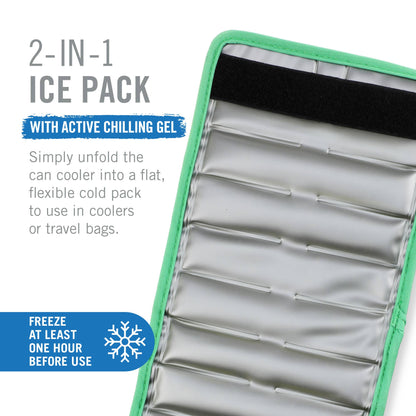 Insta Chill Sleeve with Active Cooling Gel Slim Cans