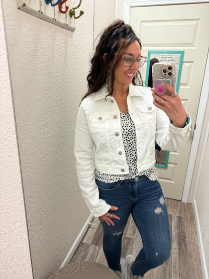 Winona White Jean Jacket