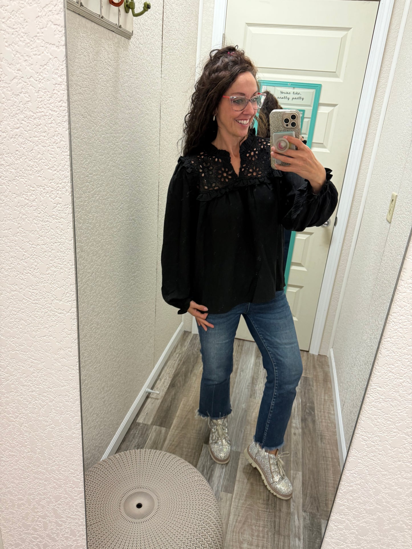 Jacinda long sleeve blouse