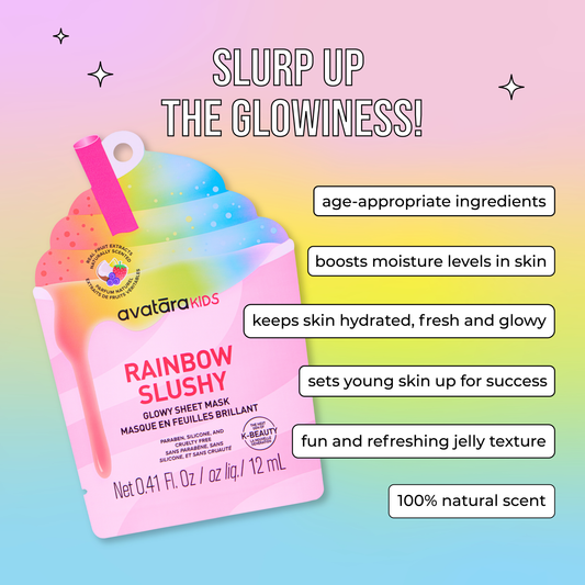 Rainbow Slushy Kid's Mask