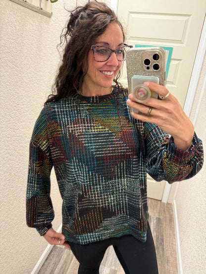 Arcade Night Long Sleeve Top