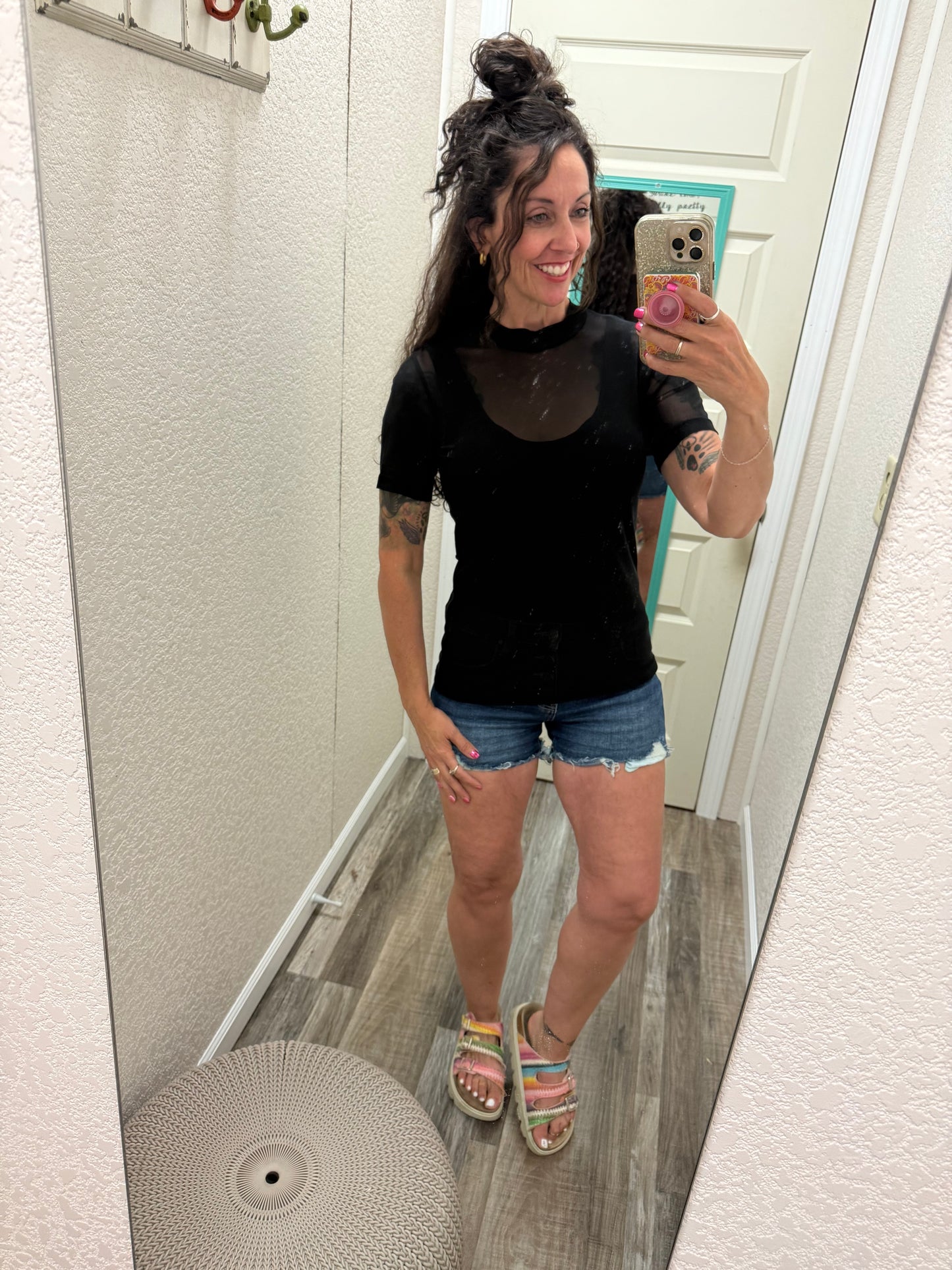 DESPERADO Short Sleeve MESH TOP