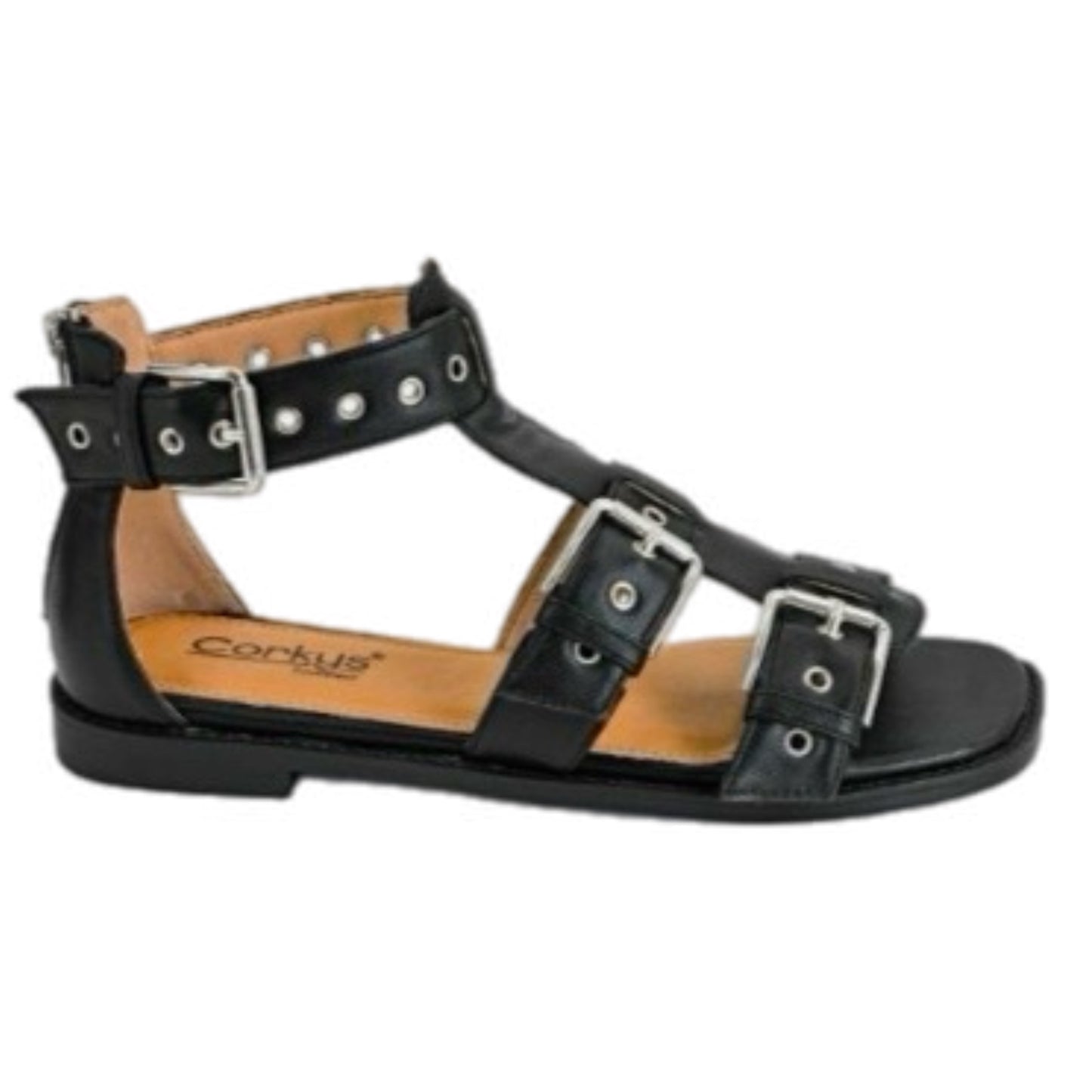 Black - Glad you made it Corky’s Sandals