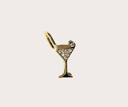 Martini Charm: Gold