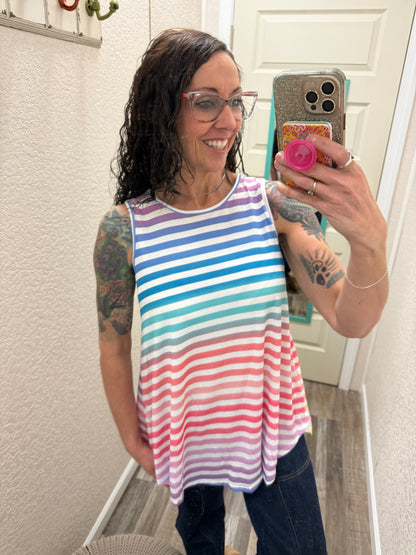 Happy Stripes Faye Tank Top