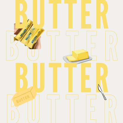 Butter Stress Squishy Toy -American 🇺🇸