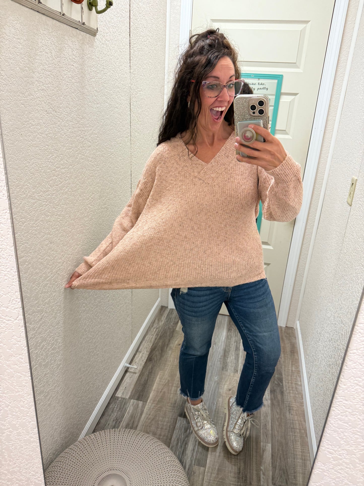 Vickie V Neck Sweater