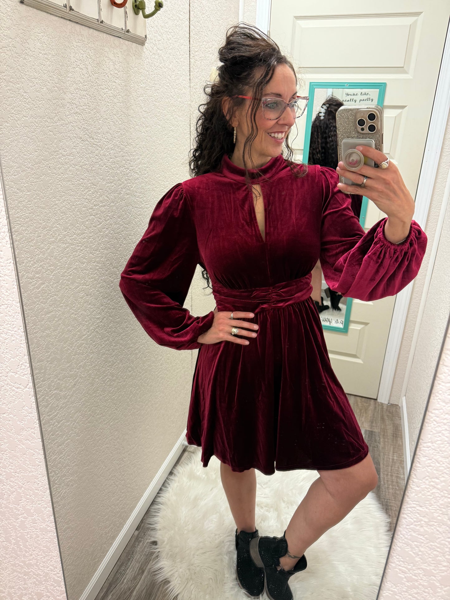 Ruby Sue Velvet Dress