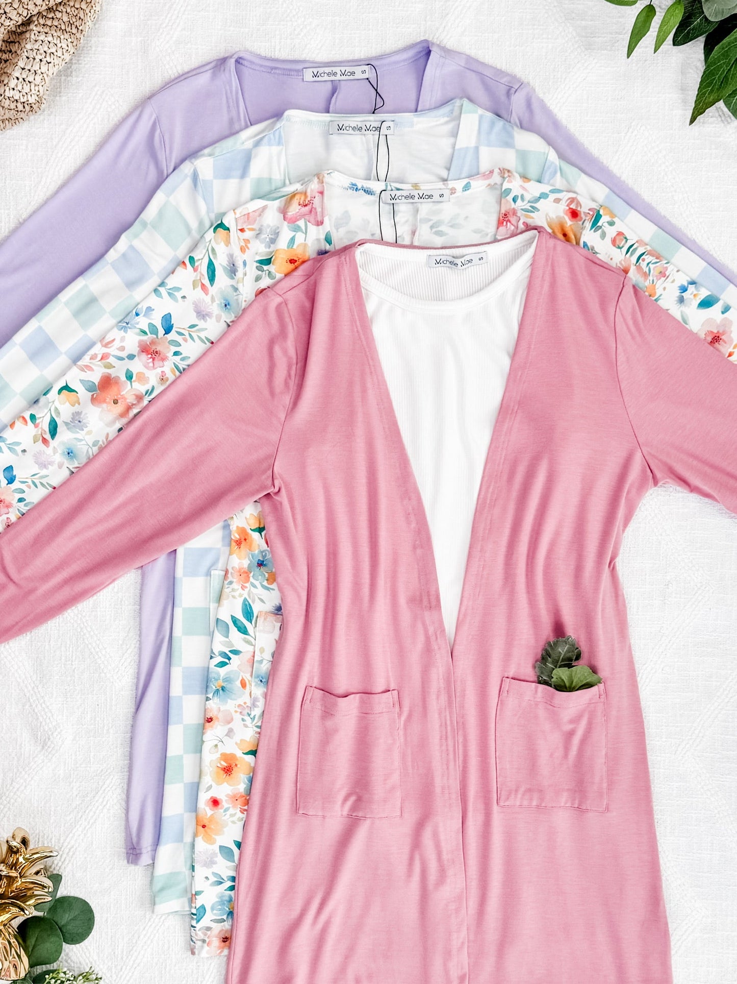 IN STOCK Classic Cardigan - Rose