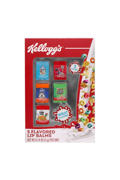 Kellogg's Cereal 5pcs Flavored Lip Balm Set