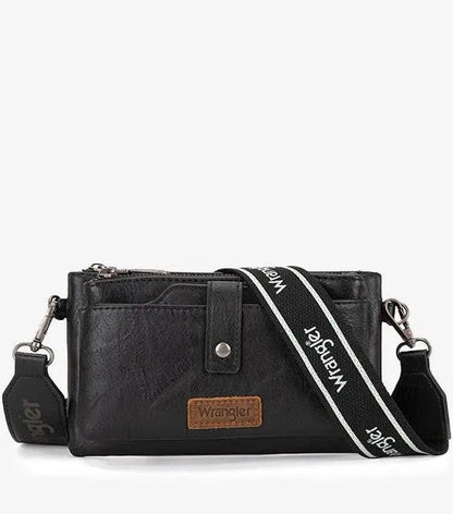 Wrangler Dual Zipper Crossbody Purse