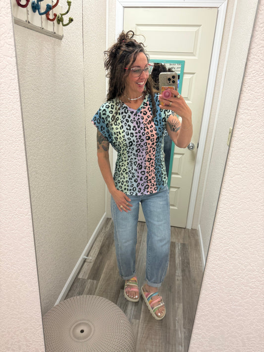 Vanessa V-Neck Cap Sleeve Tops