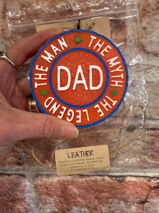 Dad - The Legend Freshie - leather scent