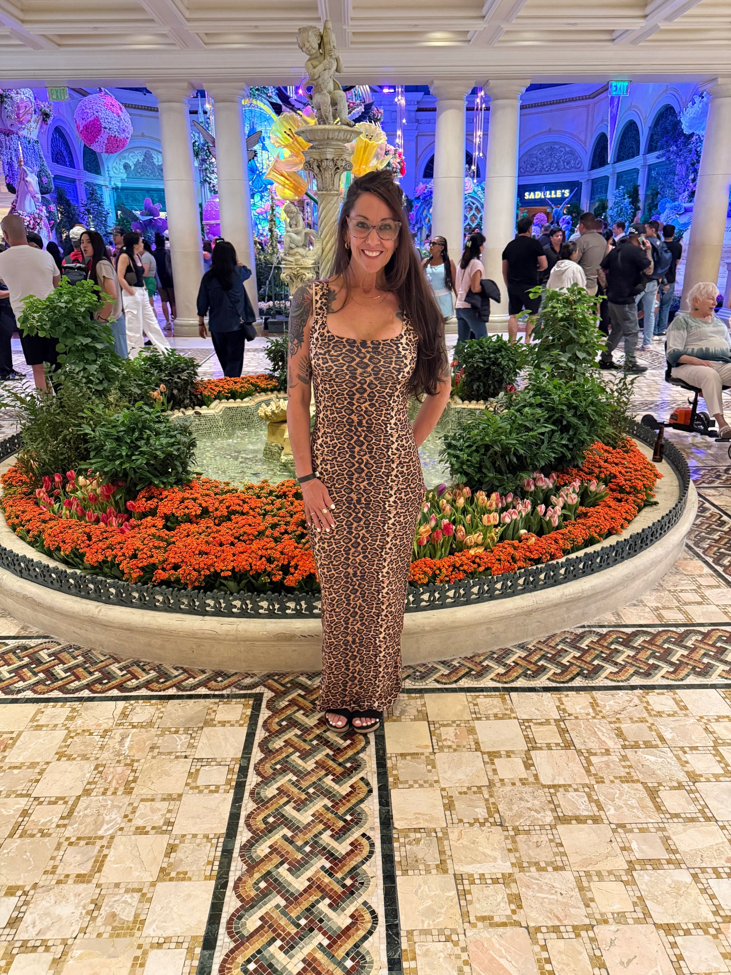 Bellagio Leopard Dress