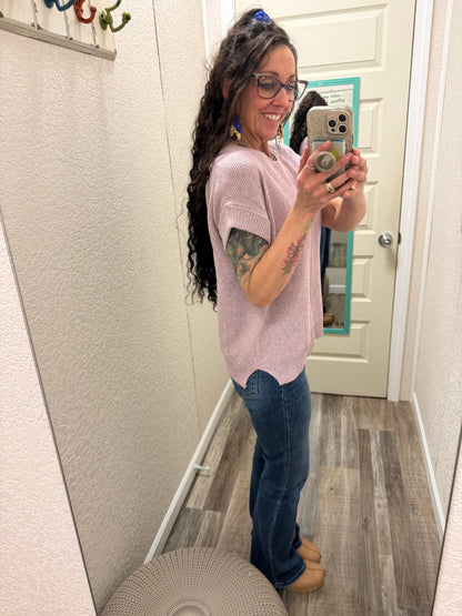 Shayla Short Sleeve Sweater Top