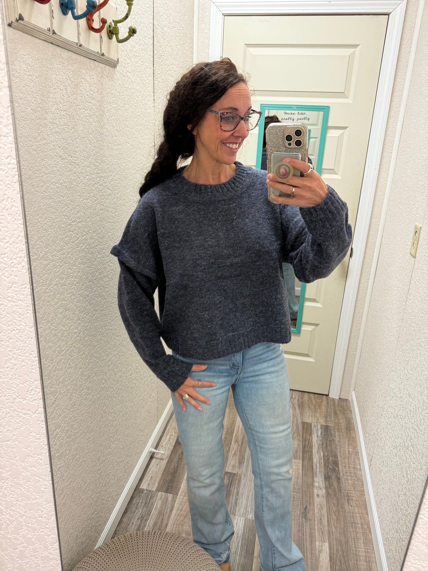 Midnight Cozy Knit Sweater