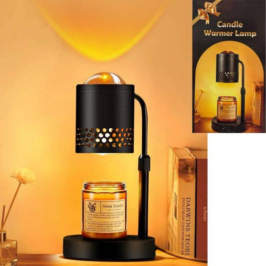 Black Candle Warmer Lamp - The Modern Series