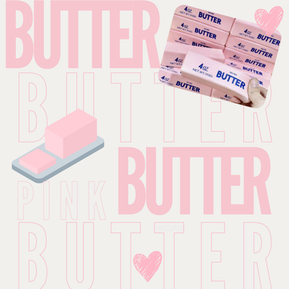 Pink Butter Stress Squishy Toy