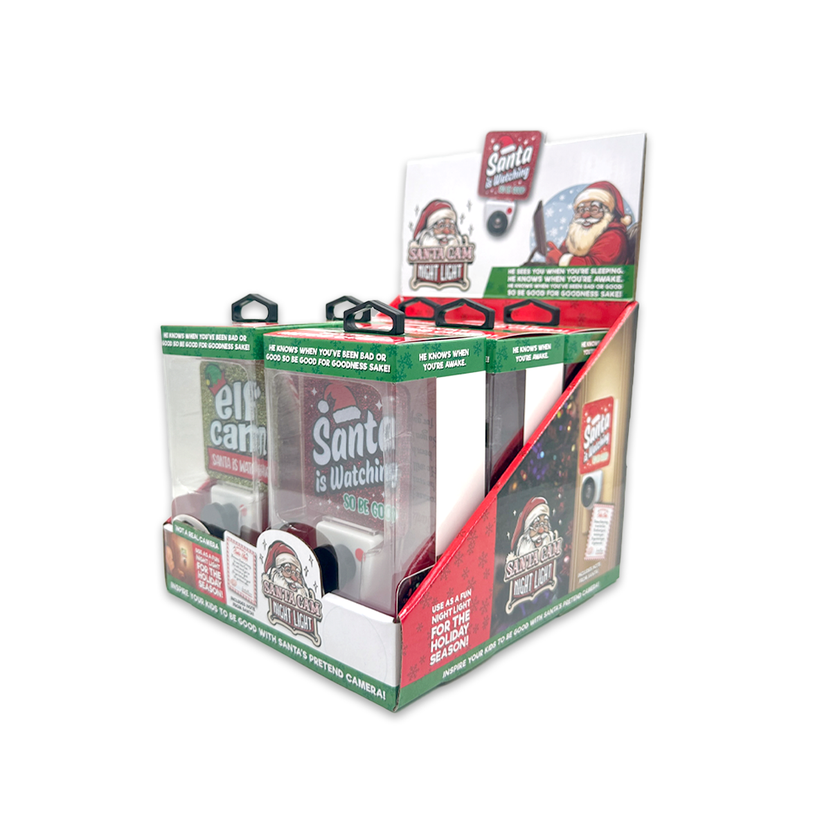 Christmas Santa or Elf Cam Night Light