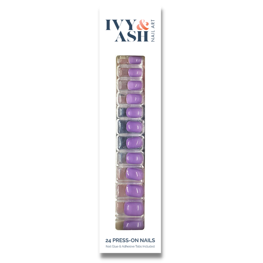 Lovely Lavender | Light Purple Reusable Press-On Nail Set