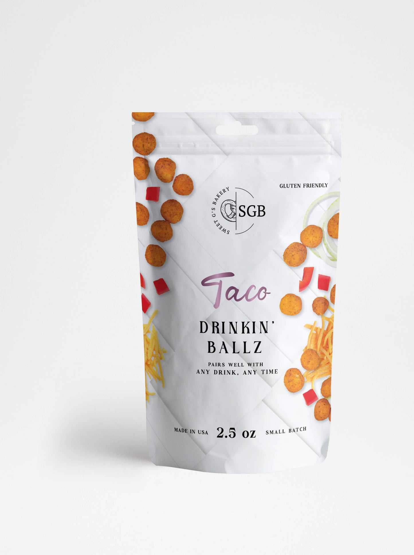Taco Flavored Cheese Balls - 2.5oz Pouch
